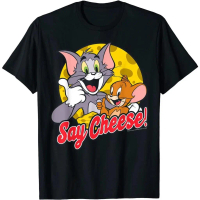 Kaos Distro Tom and Jerry Talking Cheese Portrait T-Shirt - Pria - Wanita - Cowok - Cewek - - - Merk