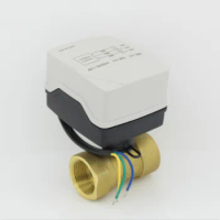 AC220V DN15 mini motorized ball valve Waterproof electric ball valve ball valve with electric actuator
