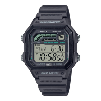 CASIO卡西歐 運動風格電子錶(WS-1600H-8A)