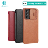 For Samsung A53 Case Nillkin Qin Card Pocket Wallet bag Leather Flip Cover for Samsung Galaxy A53 5G Case