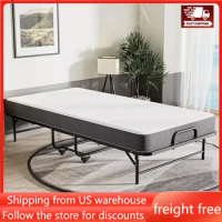 Olding Bed with Mattress,75"x31",Rollaway Bed Guest Bed Portable Foldable Extra for Adults,Fold Up with 5" Memory Foam