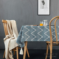 北歐棉麻桌布餐桌日式布藝桌墊餐桌布