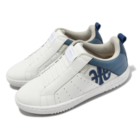 Royal Elastics 休閒鞋 Icon 2 男鞋 白 藍 真皮 回彈 無鞋帶 經典 小白鞋 06532055