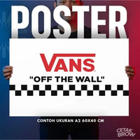 Poster Vans Old Skool Sneakers Hiasan Dinding Kamar Estetik Dekorasi Ruang Tamu Mewah Pro Gambar No.