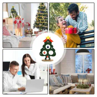 Wood Table Top Christmas Tree Festive And Cozy Tree-Shaped Wooden Christmas Decorations For Table Tray Christmas DIY Kids Toys