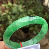 Natural Myanmar jadeite bangles for women handcarved jadeite jade bracelet jade bracelets for women jade jewelry