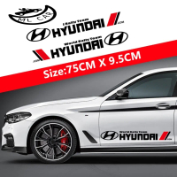 Pelekat Kalis Air, Untuk Kereta Hyundai, Pelekat Hiasan Badan Sisi Pintu Auto, Penutup Anti-calar, S