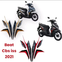 stiker striping skotlet lis body motor honda beat fi cbs iss eco tahun 2021