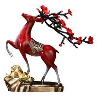 ASAN 全件《梅花鹿—全》新中式品 房公室