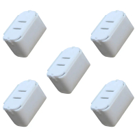 Hộp đựng pin L1154F, Bộ 5 cái, Hộp lưu trữ pin, Giá đỡ pin, Tương thích với các nút AG13 LR44