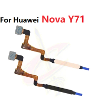 Leygo - เซ็นเซอร์ลายนิ้วมือสำหรับ huawei Nova Y71 สวิตช์เปิดปิด ปุ่ม flex