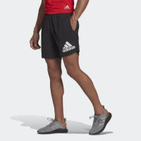 【adidas 愛迪達】Run It Short M 男 短褲 運動 跑步 輕量 吸濕 排汗 亞洲尺寸 黑(H59883)