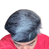 Topi Wig Rambut Cosplay Anime Gojo Satoru Kekinian Terbaru Termurah Warna Abu Gelap - Karet topi  wi