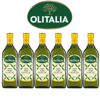Olitalia 奧利塔 純橄欖油1000mlx6瓶(禮盒組)-週期購