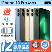 【Apple 蘋果】福利品 iPhone 13 Pro Max 1TB 6.7吋 保固12個月 贈四好禮全配組 手機醫生官方認證