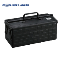 【TOYO BOX】專業型兩段式工具箱 - 霧面黑