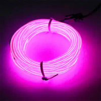 Cold Light Wire Portable Simple Operation 50 (g) 1000 (mm) Car Interior Accessories Glow El Wire Durable Use Safety 9 Colors