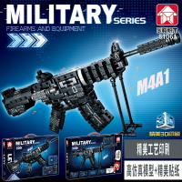 新款科技兼容樂高拼裝積木47AK狙擊步槍MP5教育機構獎品男孩77