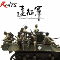 RealTS Resin soldier 1/35 resin figure 7pcs chinese Expeditionary Force resin figure