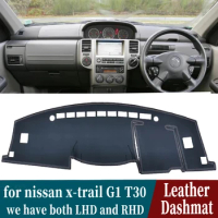 PU Leather Dashmat Dashboard Cover Pad Mat Carpet Car-Styling accessories for nissan x-trail G1 T30 2000 2001 2002 2003 2006 RHD