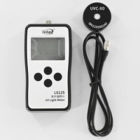 UVC Light Meter tester LS125 with UVC probe 254nm UV radiation Intensity Energy ultraviolet power