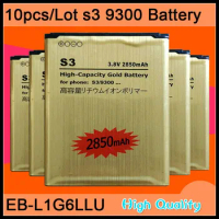 10Pcs/Lot EB-L1G6LLU For s3 battery Golden Li-ion Replacement Battery for Samsung Galaxy S3 i9300 battery