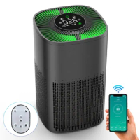 New Smart Home Air Purifier Wifi Air Purifier with Hepa Filter Remote Control Negative Ion Odour Removal Home Office