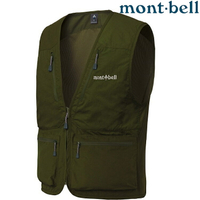 Mont-Bell Nature guide VT  男款 多口袋背心 1103333 DGN 深綠