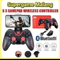 Stik Super Elite X PC Gamepad Wireless Controller Mobile Clamp Holder HP Komputer Stick Game Pad Sti