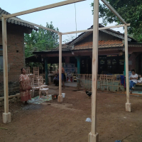Dekorasi Gazebo gawang pelaminan cantik murah terbaru