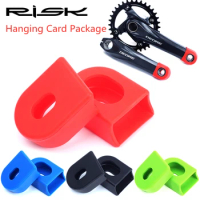 RISK Bike Crank Protector Cover Silica Gel Race Face Crank Boot Silicone protective sleeve Protectors Crankset Protective Case