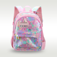 HOT★Australia smiggle original children's schoolbag insert name shoulder backpack pink doodle 3-7 years old bag bag 14 inches