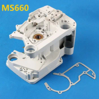 MS660 Genuine Fit Crankcase Crank Bearing Gasket Fuel Tank Engine Housing For STIHL 066 MS 660 Chainsaw Replace # 1122 020 2116