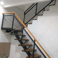 tangga darurat, /tangga rebah kombinasi kayu