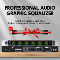 Graphic Equalizer 31 Band Audio Digital Effect Controller Pro Ecualizad Processor Stage And Karaoke Equalizadores with Squelch