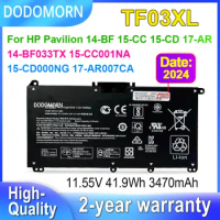 DODOMORN TF03XL For HP Pavilion 14-BF 14-BF033TX 15-CC001NA 15-CD000NG 17-AR007CA Laptop Battery HSTNN-LB7X 11.55V 41.9Wh