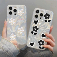 RCI42 RCI43 TULIPS FLOWER SILVER HOLOGRAM AESTHETIC CASE FOR Realme NOTE 70 80 C85 PRO C71 C75 C75X 