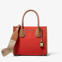 Michael Kors 邁克·柯爾 特價 Michael Kors Mercer Crossbody Admiral LT TERRACTTA  MK 19年新品上市2用 中號拼色 手提斜挎包 30