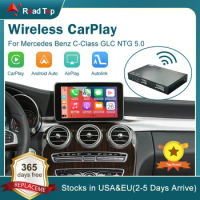 Wireless CarPlay for Mercedes Benz A CLA GLA W176 C-Class W205 GLC 2015-2018 with Android Auto Mirror Link AirPlay Car Play