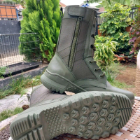SEPATU PDL HIJAU JATAH BRIMOB POLRI Boots