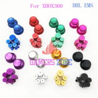 60Sets Metal Aluminum Alloy Analog Thumbsticks Cap for Xbox 360 Controller Bullets Buttons