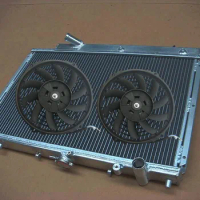 NEW HI-PERF Aluminum Radiator + Fans For MAZDA 323 GTX GTR familia Protege / Ford TX3 1989-1994 1989 1990 1991 1992 1993 1994