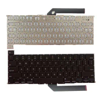 New For Macbook Pro Touch 16 A2141 Late 2019 US Layout Laptop Keyboard Black