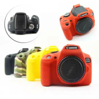 Silicone Rubber Skin case Camera Cover Protector Bag For Canon eos 1300d 1500d