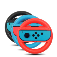 2pcs Racing Wheel Controller for Nintendo Switch &amp; Switch OLED Model Joy-Con Mario Kart 8 Deluxe ABS Material Handle Grips