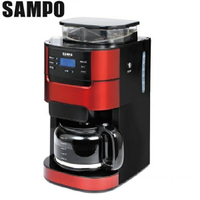 【SAMPO聲寶】 12人份全自動研磨咖啡機 (HM-L17101GL) 【APP下單點數 加倍】