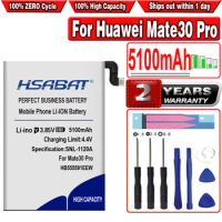 HSABAT 5100mAh HB555591EEW Mobile Phone Battery for Huawei Mate30 Pro 5G / Mate 30 pro 5G / Mate30Pro 5G