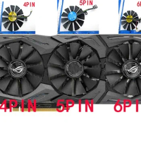 87MM fan For ASUS GTX 980 Ti R9 390X 390 GTX 1060 1070 1080 Ti RX 480 RX480 Graphics Card Cooling Fan