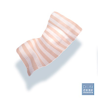 Dr.Air透氣專家 3D特厚強力透氣 涼墊 單人3尺米白線條床墊 蜂巢式網布 輕便好