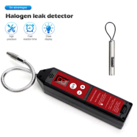 Halogen Leak Detector Freon CFC HFC Gas Leakage Tester Refrigerant With LED Light Air Monitor Conditioning R22a R134a Gas Meter